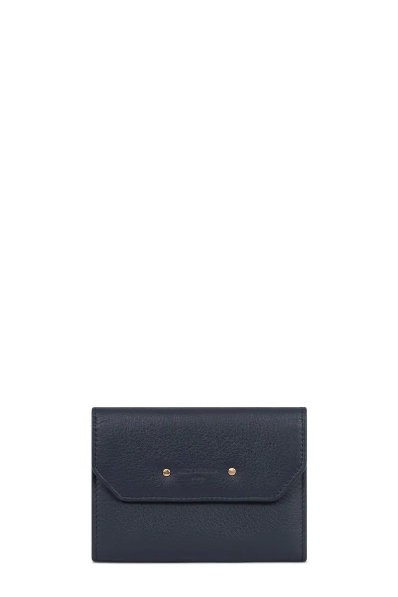 Portefeuille - 1 volet - Stop RFID - Cuir de vachette