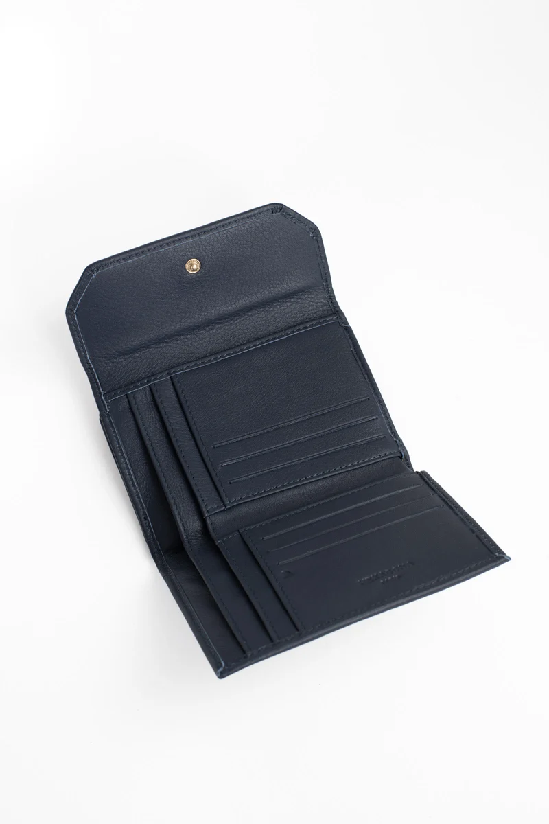 Portefeuille - 1 volet - Stop RFID - Cuir de vachette