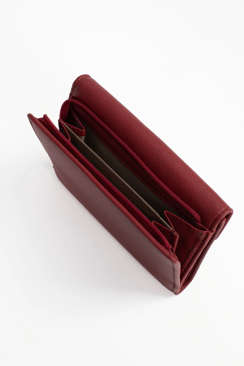 Portefeuille - 1 volet - Stop RFID - Cuir de vachette