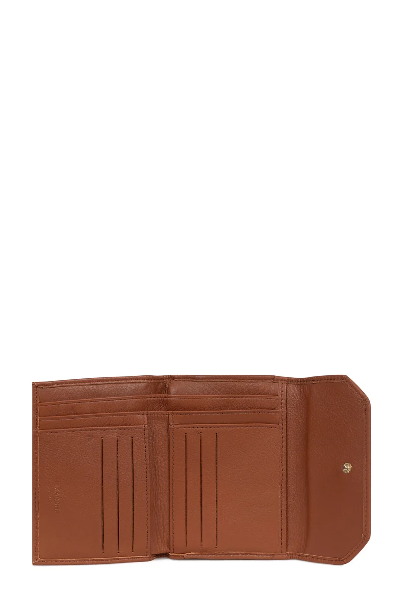 Portefeuille - 1 volet - Stop RFID - Cuir de vachette