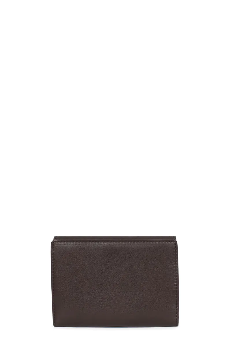 Portefeuille - 1 volet - Stop RFID - Cuir de vachette