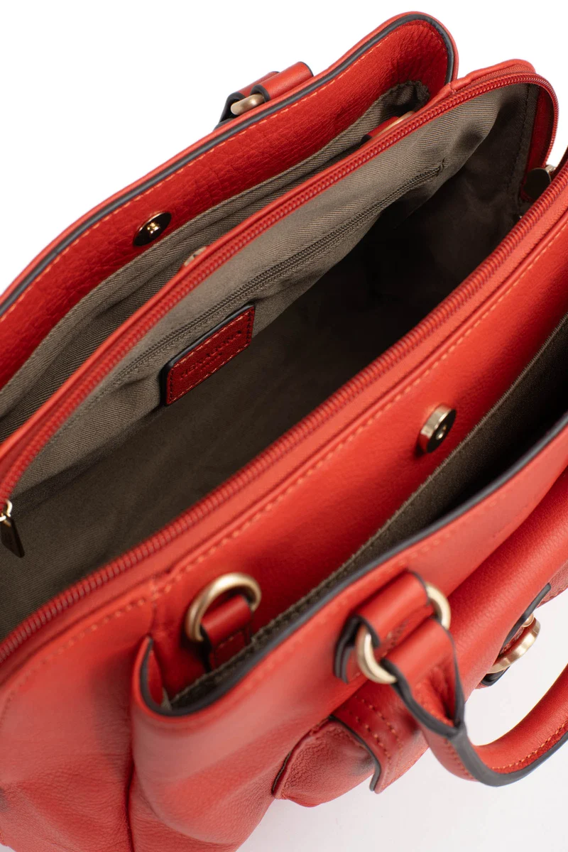 Sac porté main 2 poignées - Cuir de vachette