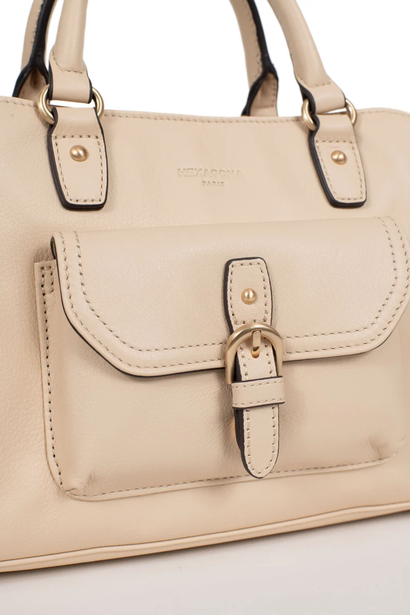 Sac porté main 2 poignées - Cuir de vachette