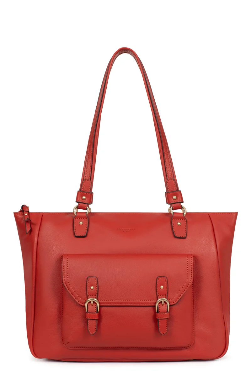 Sac porté épaule 2 anses - A4 - Cuir de vachette