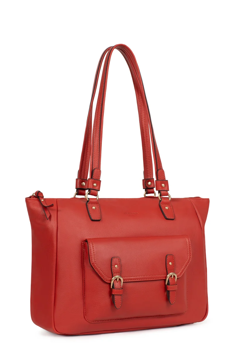 Sac porté épaule 2 anses - A4 - Cuir de vachette