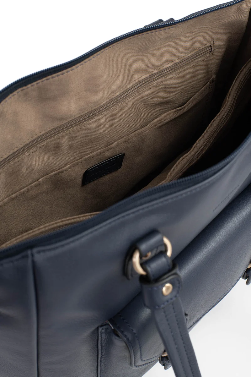 Sac porté épaule 2 anses - A4 - Cuir de vachette