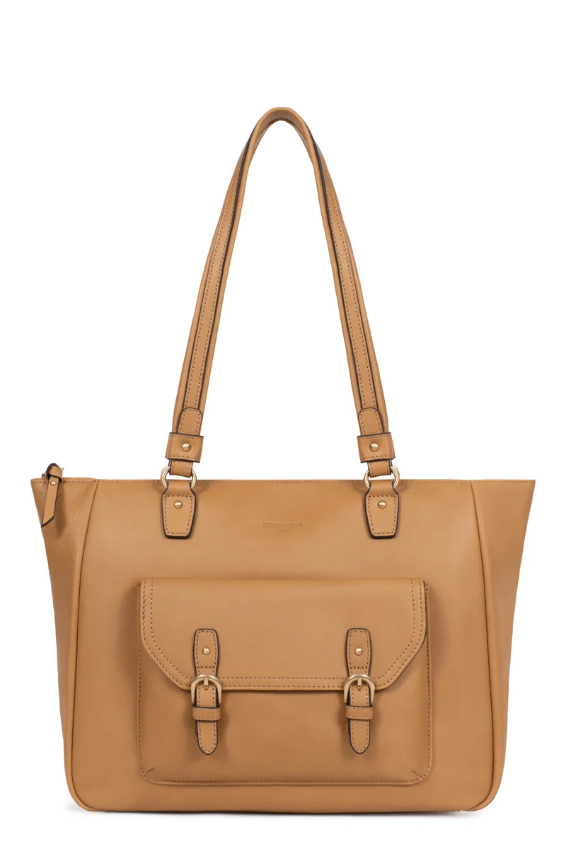 Sac porté épaule 2 anses - A4 - Cuir de vachette