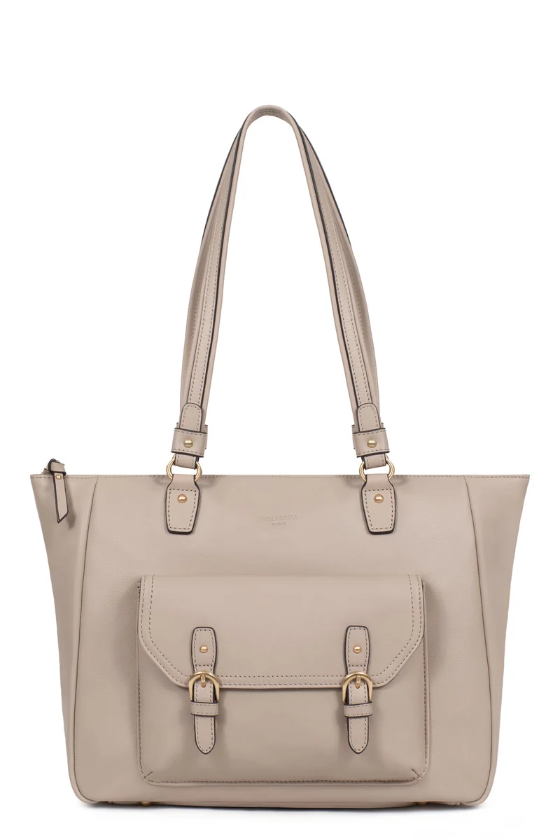 Sac porté épaule 2 anses - A4 - Cuir de vachette