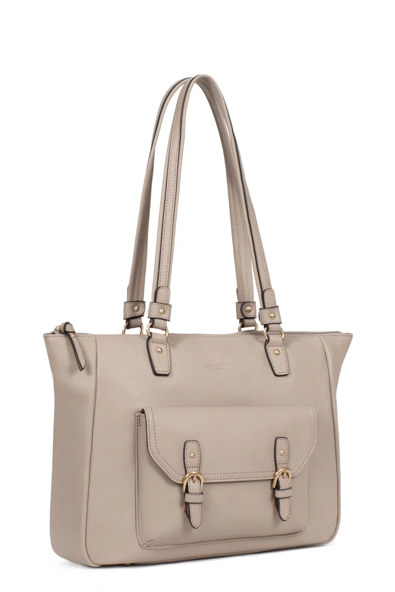 Sac porté épaule 2 anses - A4 - Cuir de vachette