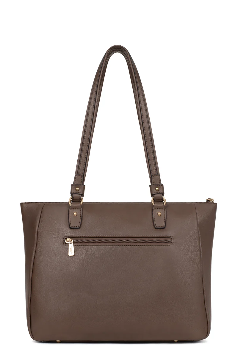 Sac porté épaule 2 anses - A4 - Cuir de vachette