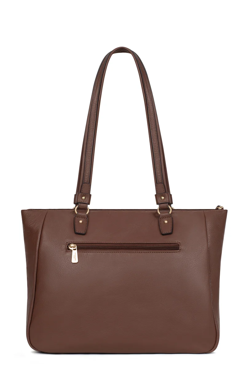 Sac porté épaule 2 anses - A4 - Cuir de vachette