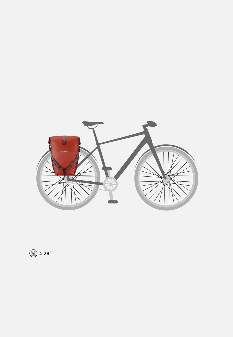 Back-Roller Plus CR QL2.1 Salsa Dark Chili - Fahrradtasche