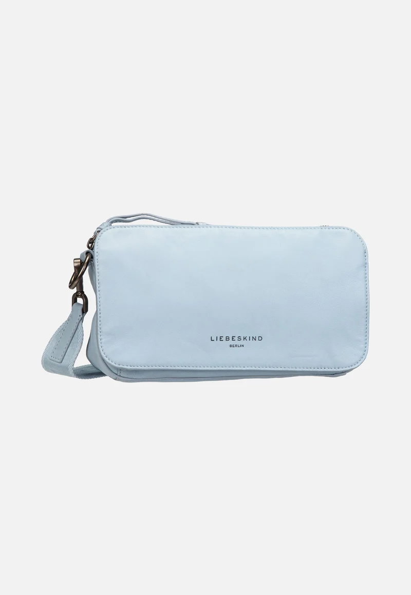 Clarice Crossbody M Sheep Natural Blue Denim - Crossbody Bag