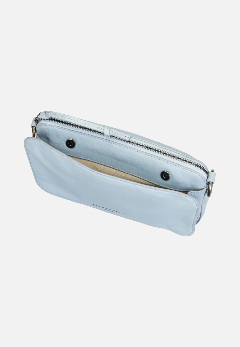 Clarice Crossbody M Sheep Natural Blue Denim - Crossbody Bag