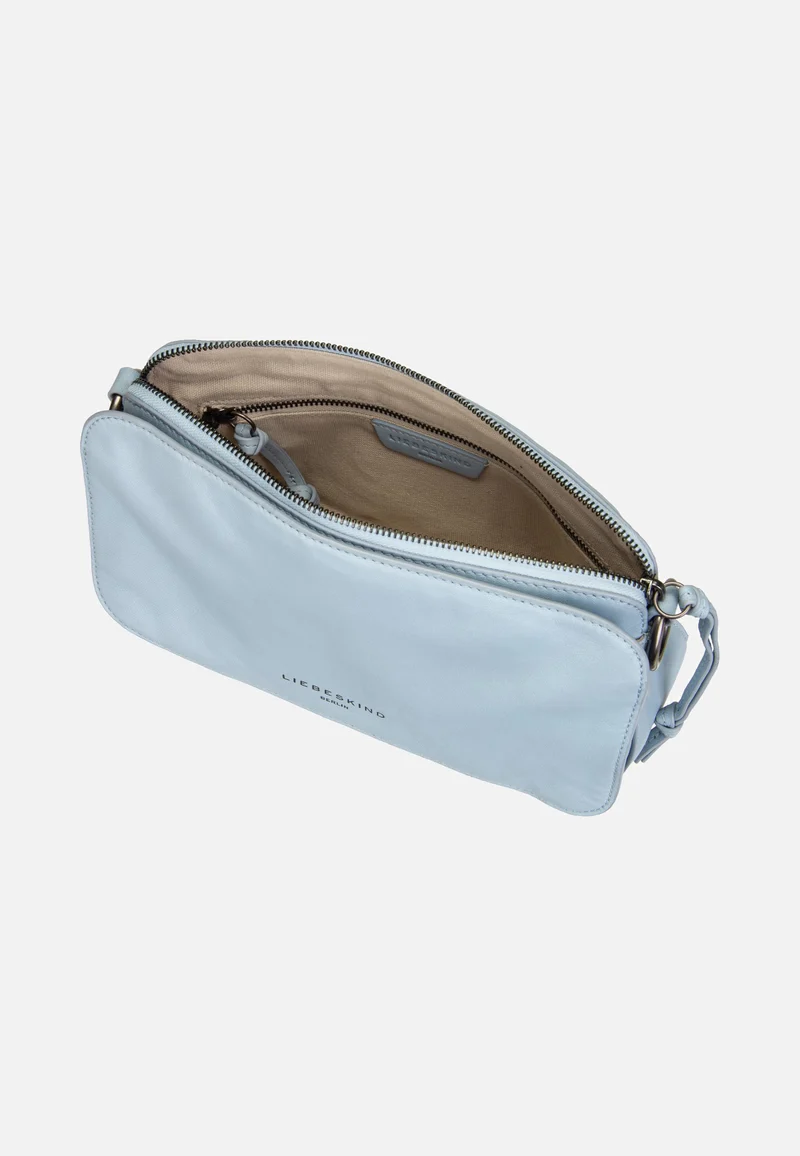 Clarice Crossbody M Sheep Natural Blue Denim - Crossbody Bag
