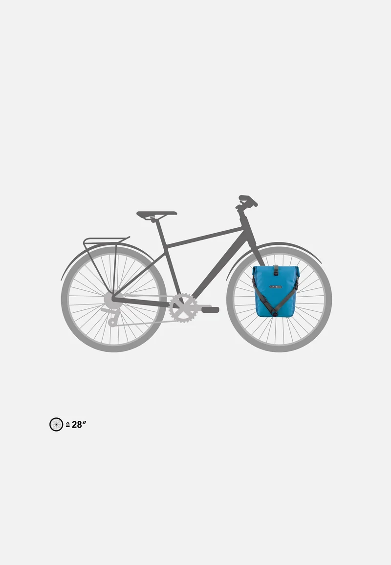 Sport-Roller Plus Single Dusk Blue Denim - Fahrradtasche