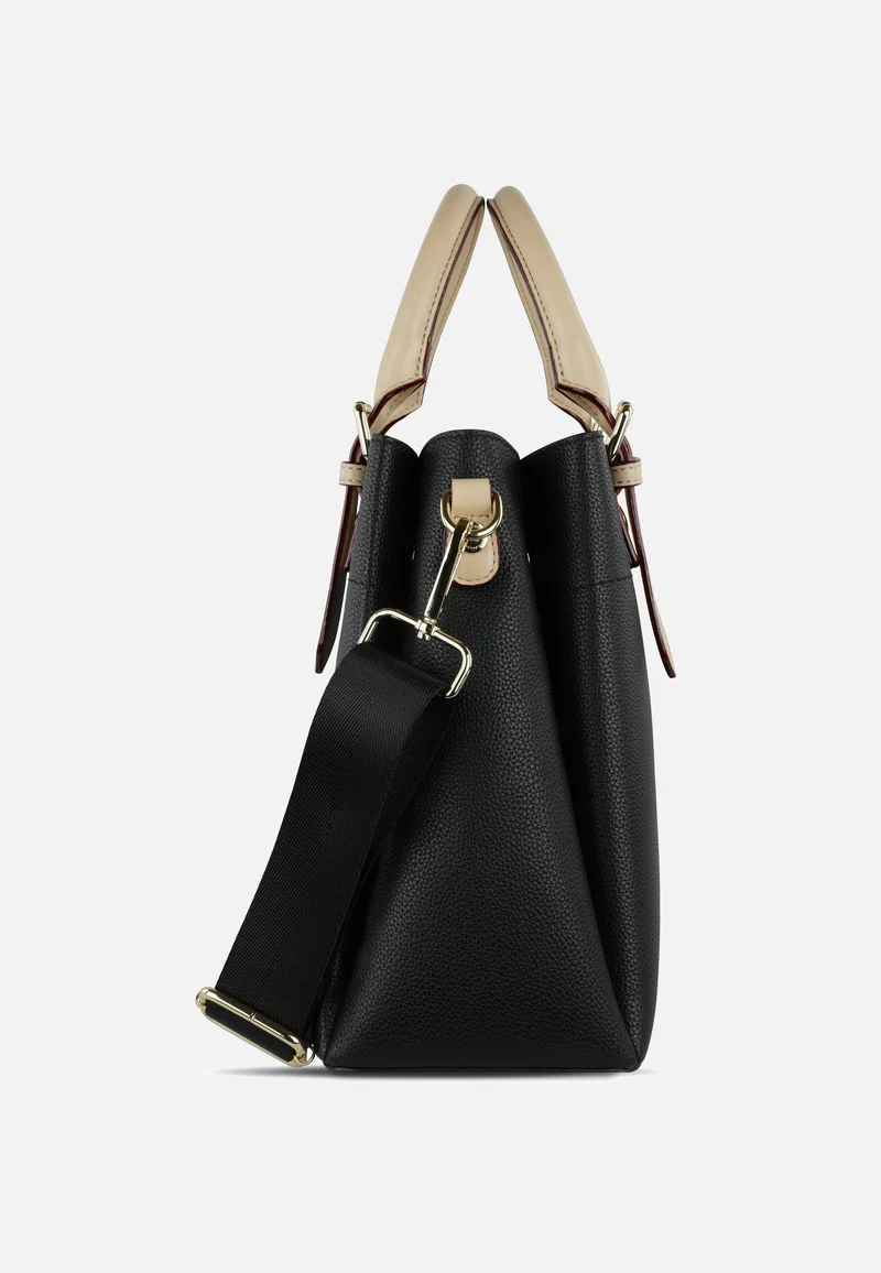 Ella Top Handle M Schwarz - Henkeltasche