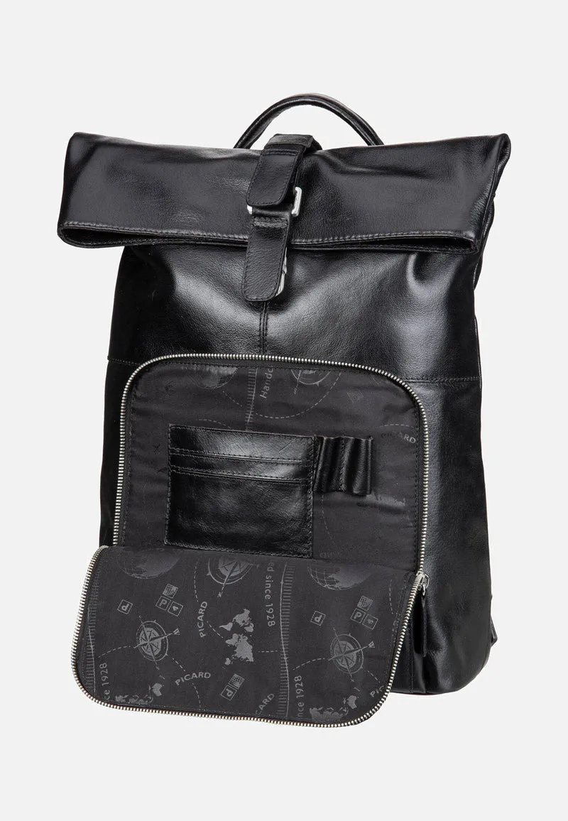Buddy 5667 Schwarz - Rolltop Rucksack