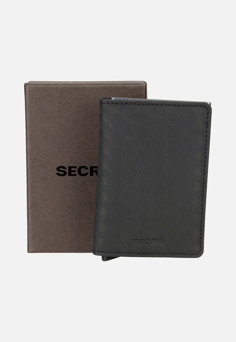 Slimwallet Optical Black-Titanium - Portemonnaie