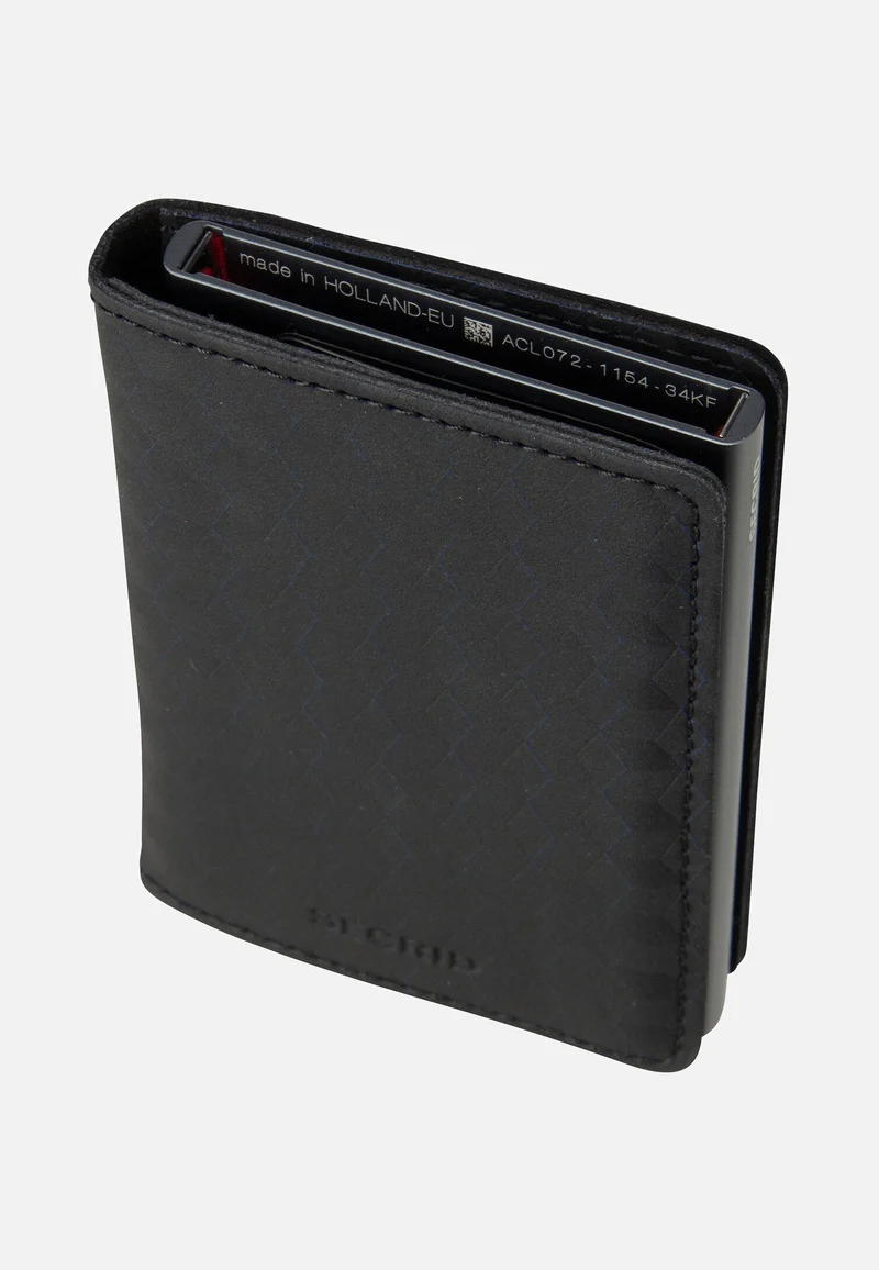 Slimwallet Optical Black-Titanium - Portemonnaie