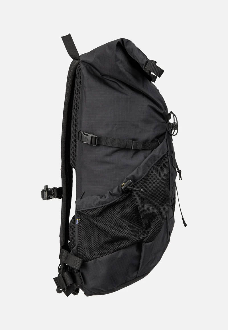 Abisko Hike Foldsack Black - Rolltop Rucksack