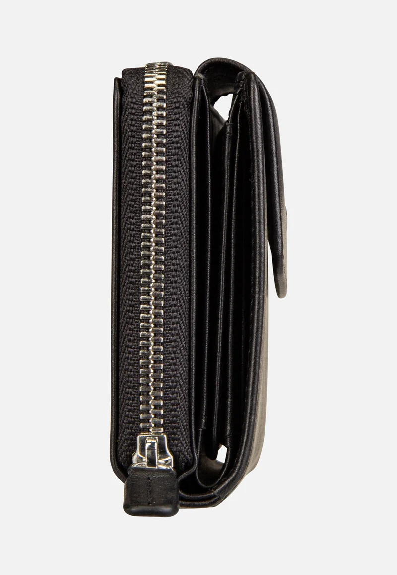 Golf RFID Zip-Wallet M 15Cs Black - Portemonnaie