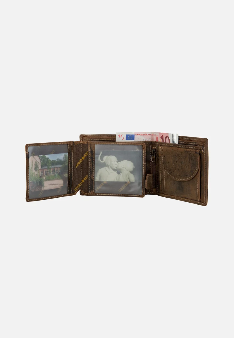 Vintage Save Sattelbraun - Portemonnaie