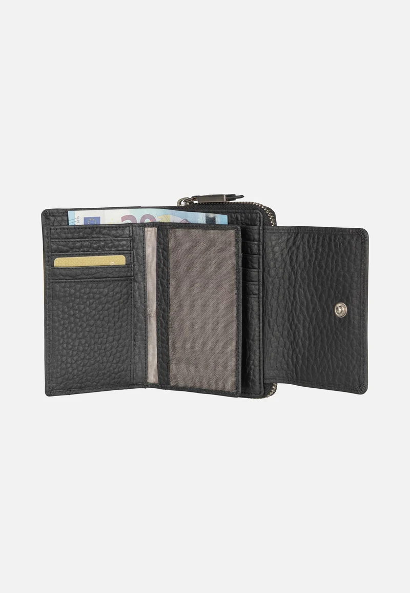 Hirsch 70607 Schwarz - Portemonnaie