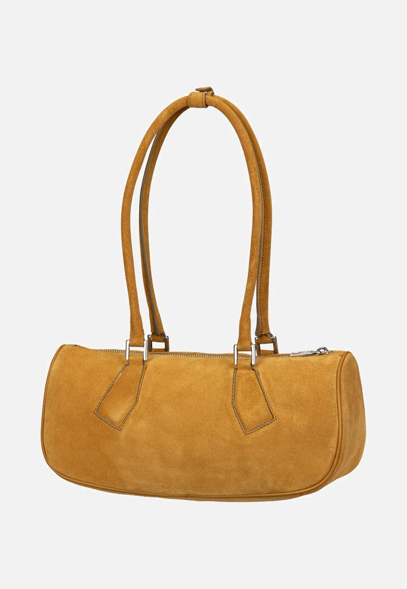 Cecile Satchel M Suede Honey Suede - Bucket Bag