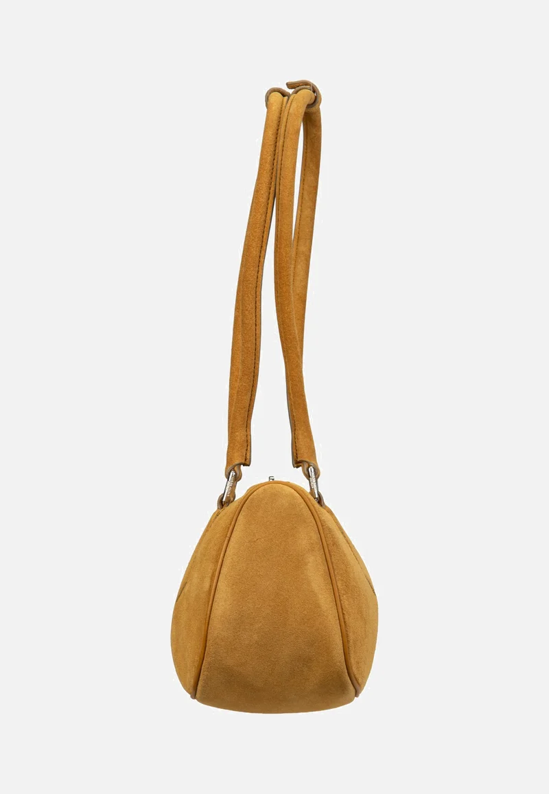 Cecile Satchel M Suede Honey Suede - Bucket Bag