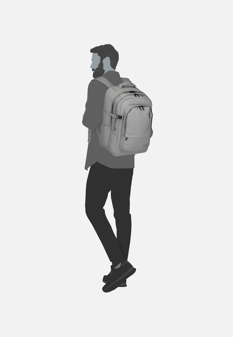 Basics Rollup Daypack Hellgrau - Rucksack