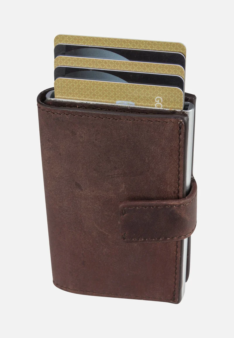 Camden C Three E-Cage SV8F Dark Brown - Kartenetui
