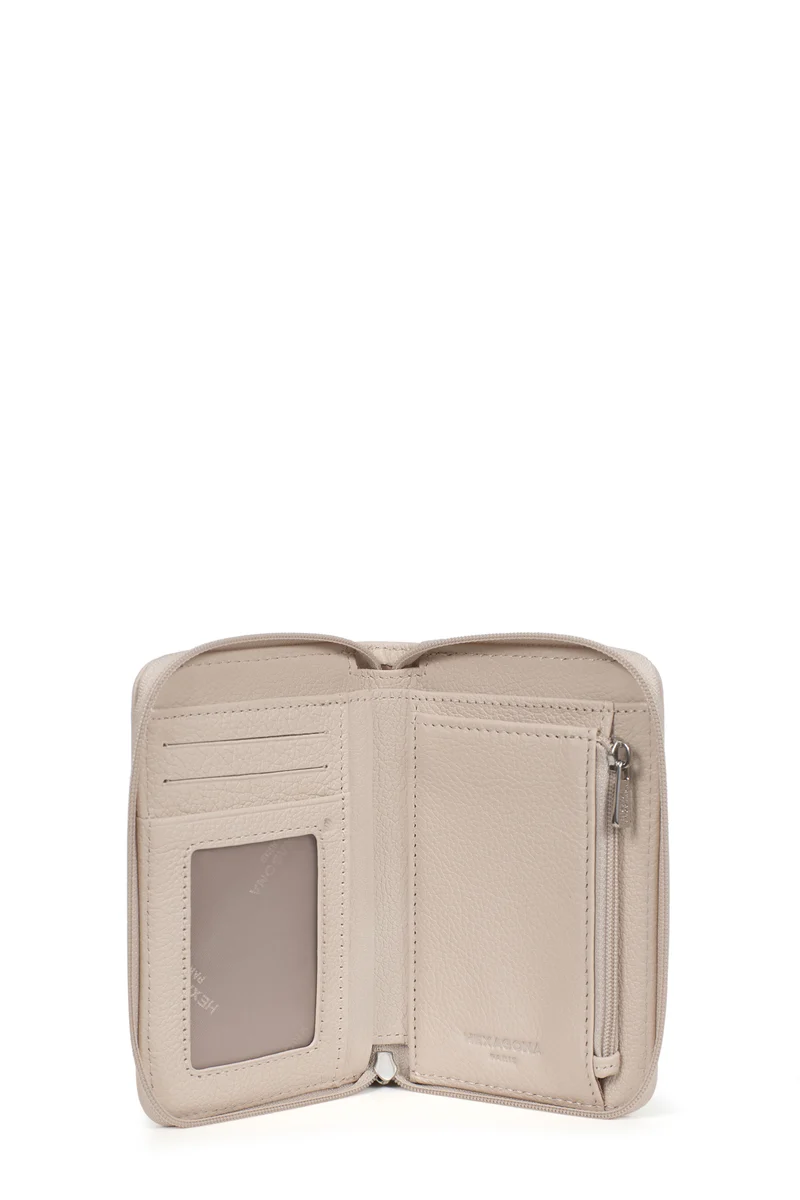 Portefeuille - 1 volet - Stop RFID - Cuir de vachette
