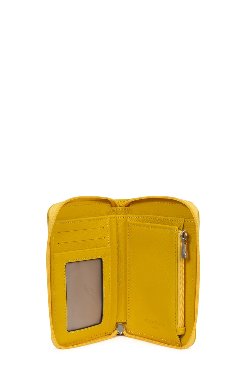 Portefeuille - 1 volet - Stop RFID - Cuir de vachette