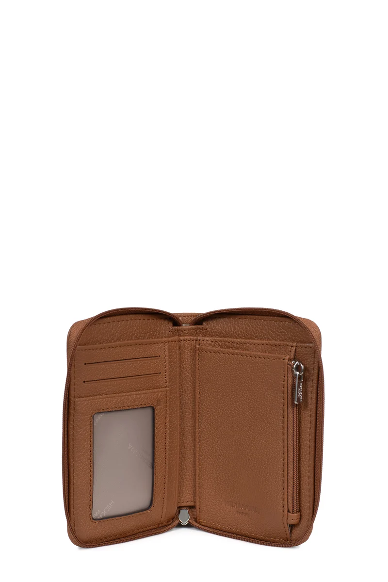 Portefeuille - 1 volet - Stop RFID - Cuir de vachette