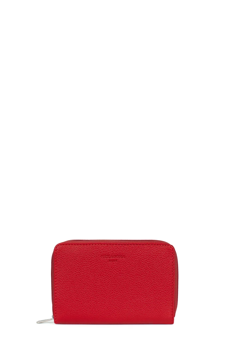 Portefeuille - 1 volet - Stop RFID - Cuir de vachette