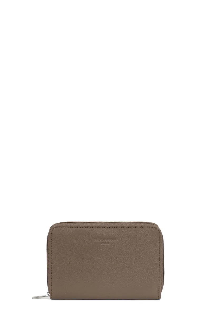 Portefeuille - 1 volet - Stop RFID - Cuir de vachette