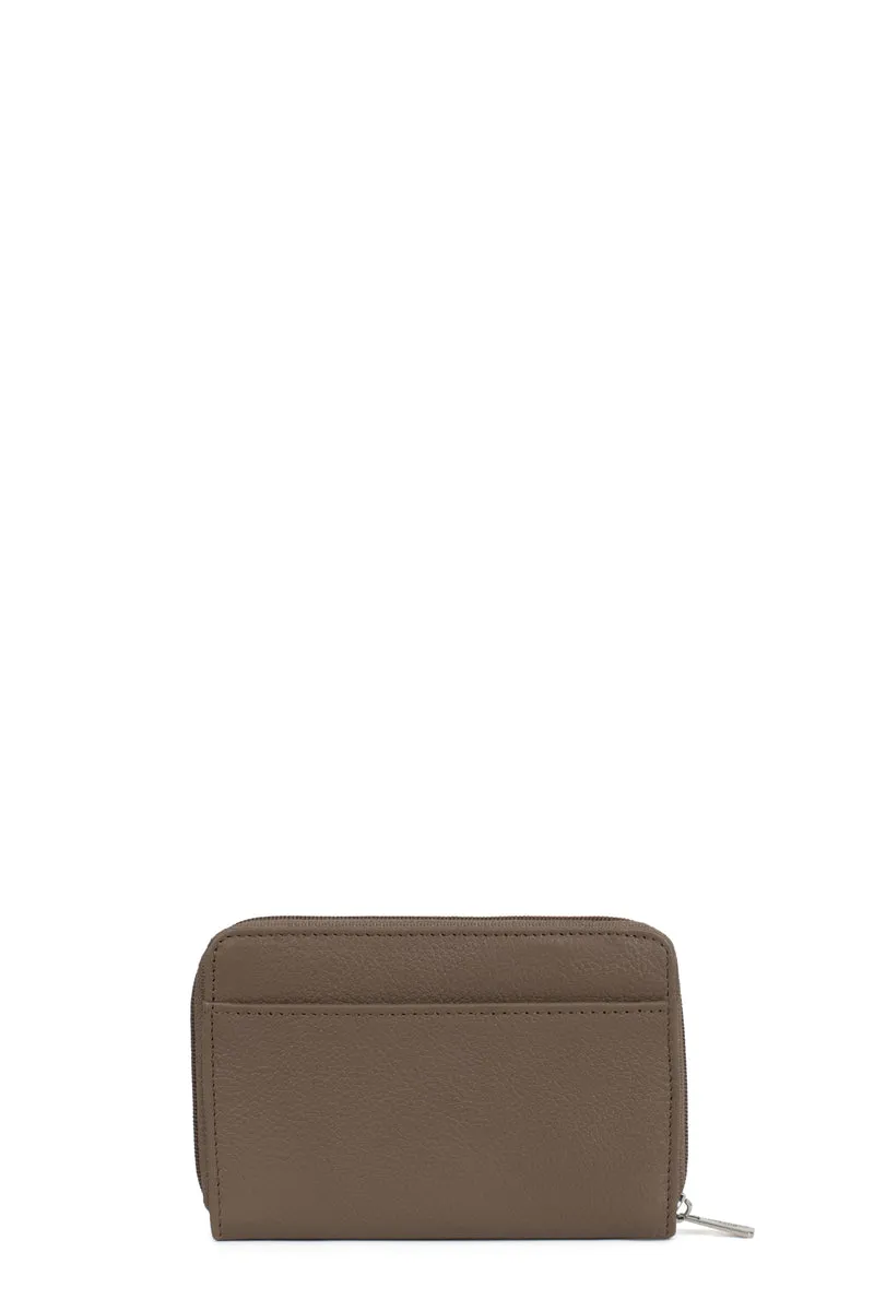 Portefeuille - 1 volet - Stop RFID - Cuir de vachette