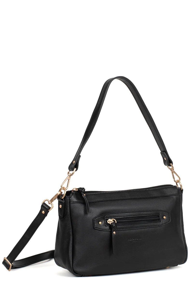 Sac porté épaule 1 anse - Cuir de vachette