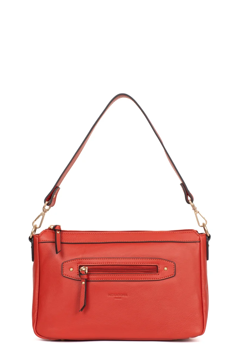 Sac porté épaule 1 anse - Cuir de vachette