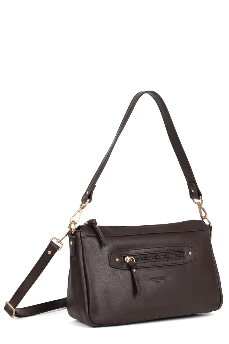 Sac porté épaule 1 anse - Cuir de vachette