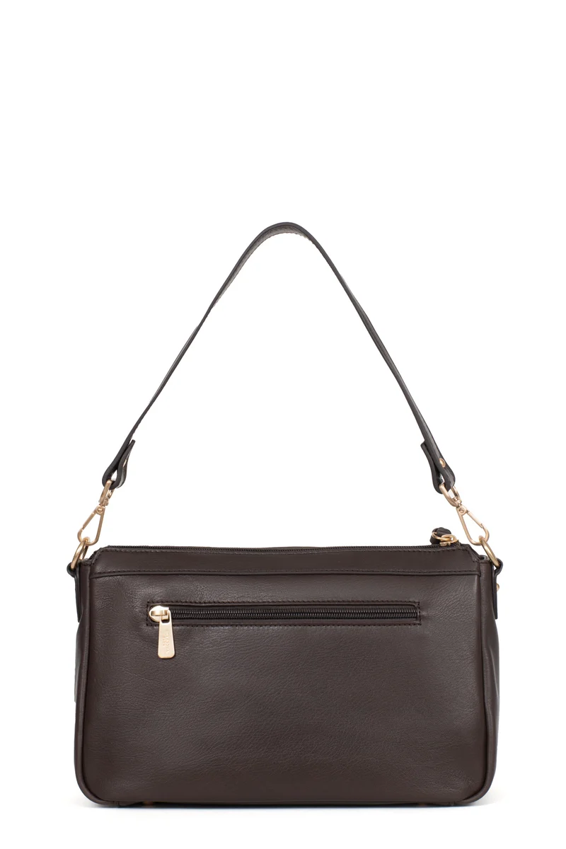Sac porté épaule 1 anse - Cuir de vachette