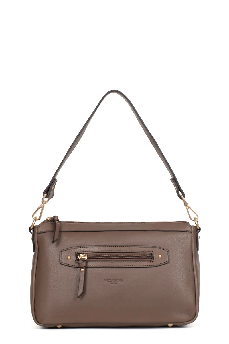 Sac porté épaule 1 anse - Cuir de vachette