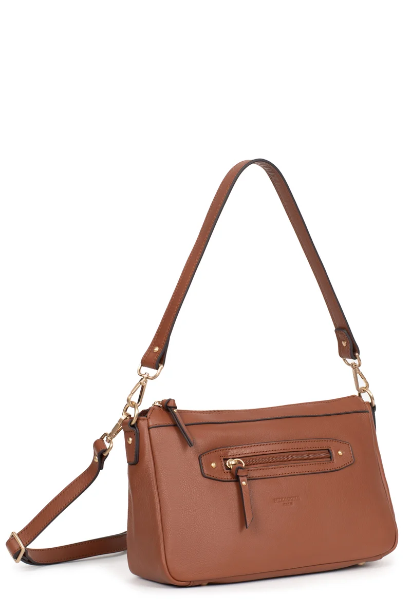 Sac porté épaule 1 anse - Cuir de vachette
