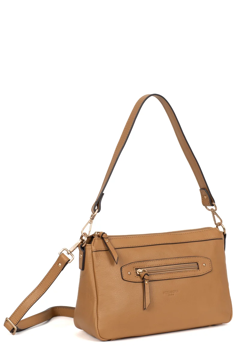 Sac porté épaule 1 anse - Cuir de vachette