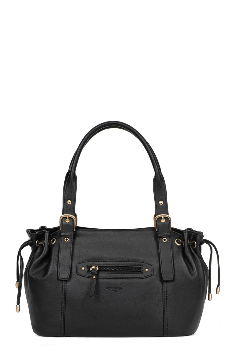 Sac porté épaule 2 anses - Cuir de vachette