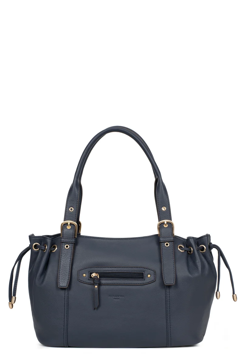Sac porté épaule 2 anses - Cuir de vachette