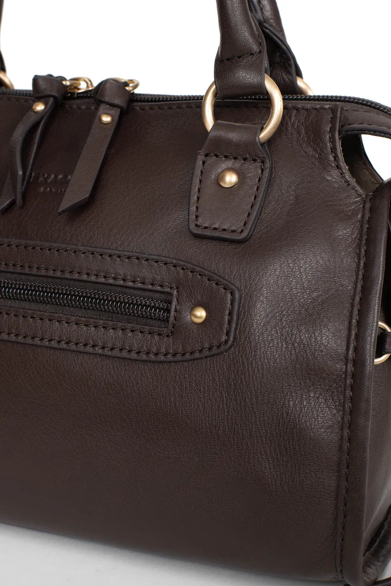 Sac porté main 2 poignées - Cuir de vachette