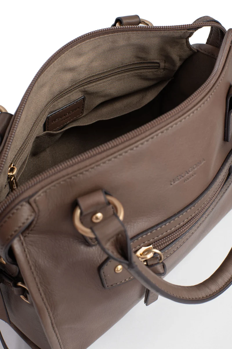Sac porté main 2 poignées - Cuir de vachette