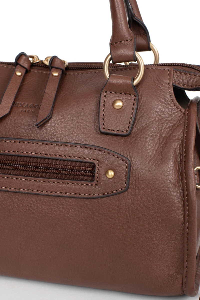 Sac porté main 2 poignées - Cuir de vachette